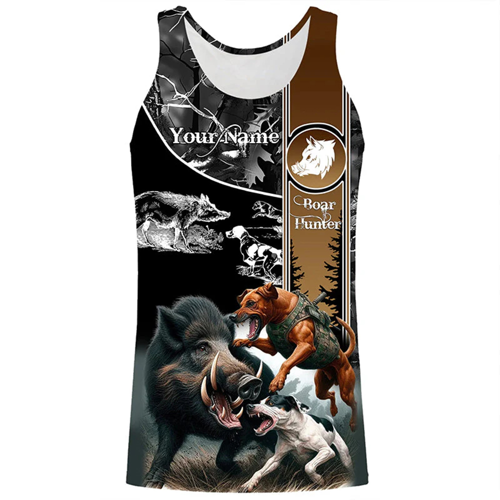 Wildman Hunting & Outdoor Price List - Custom Name Boar Hunter Tank Top