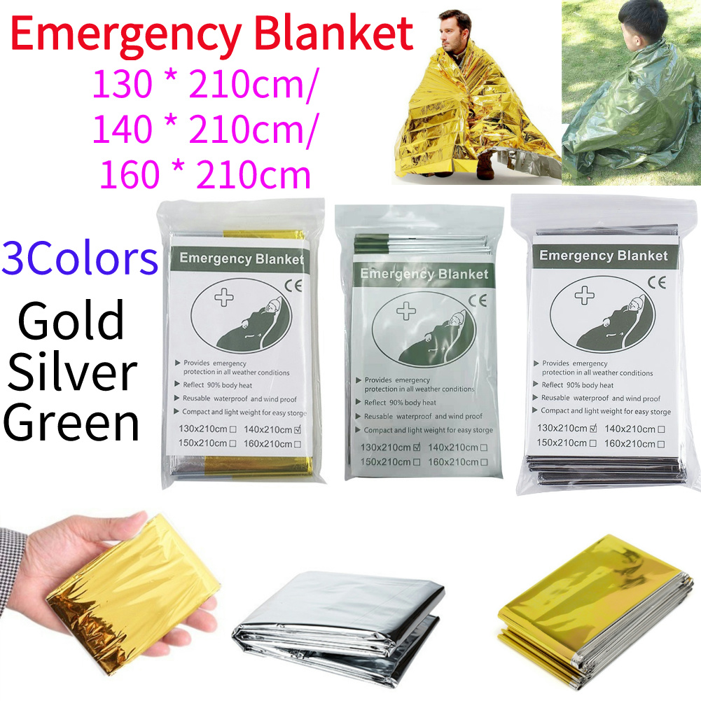 Outdoor Hunting Blanket - Foil Emergency Blanket Lightweight Waterproof Survival