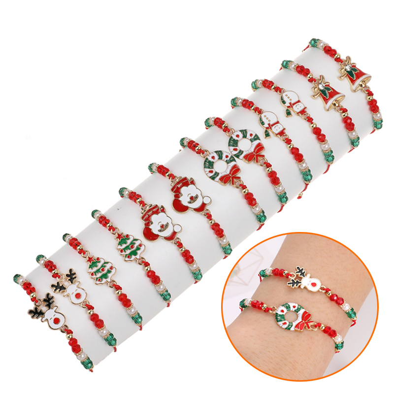 Elk Bugle Call - 6/12PCS Christmas Red Rope Santa Claus