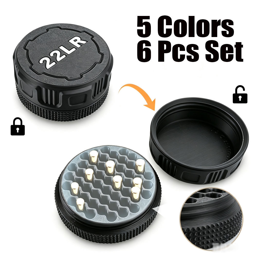 Hunting & Outdoor Supplies Photos - 6Pcs Ammo Storage Box .22LR 55