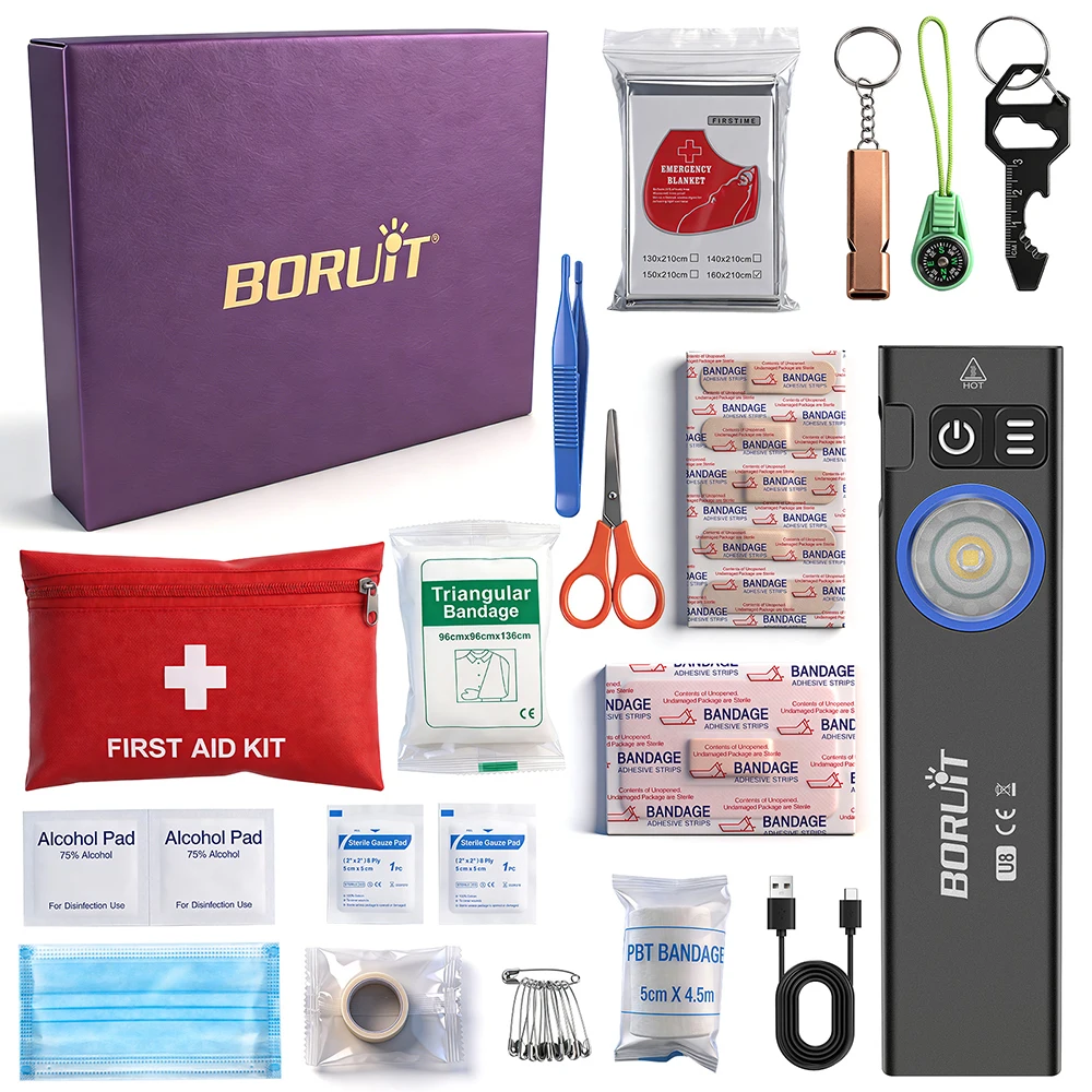 Outdoor Hunting Blanket - Boruit U8 Outdoor Flashlight IP67 Waterproof