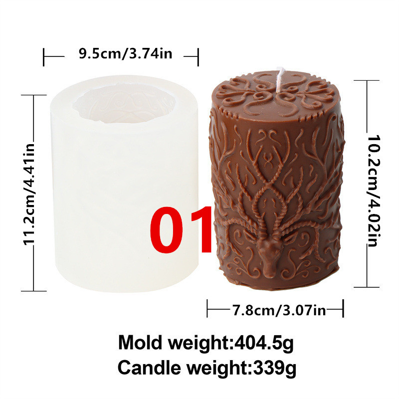 3D Columnar Xmas Deer Horn Can - Elk Bugle Call ulasan dan harga