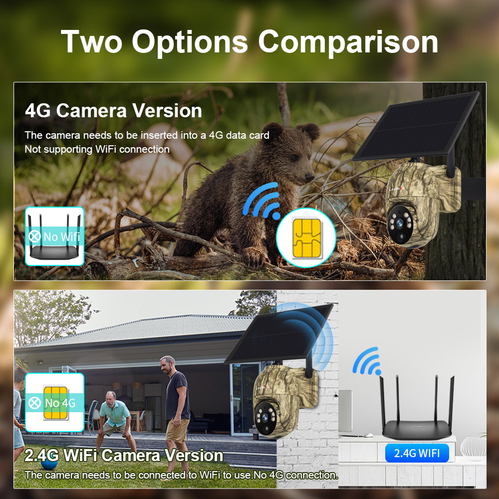 LS VISION 2K Solar Security Ca - Outdoor Hunting Camera Wifi ulasan dan harga