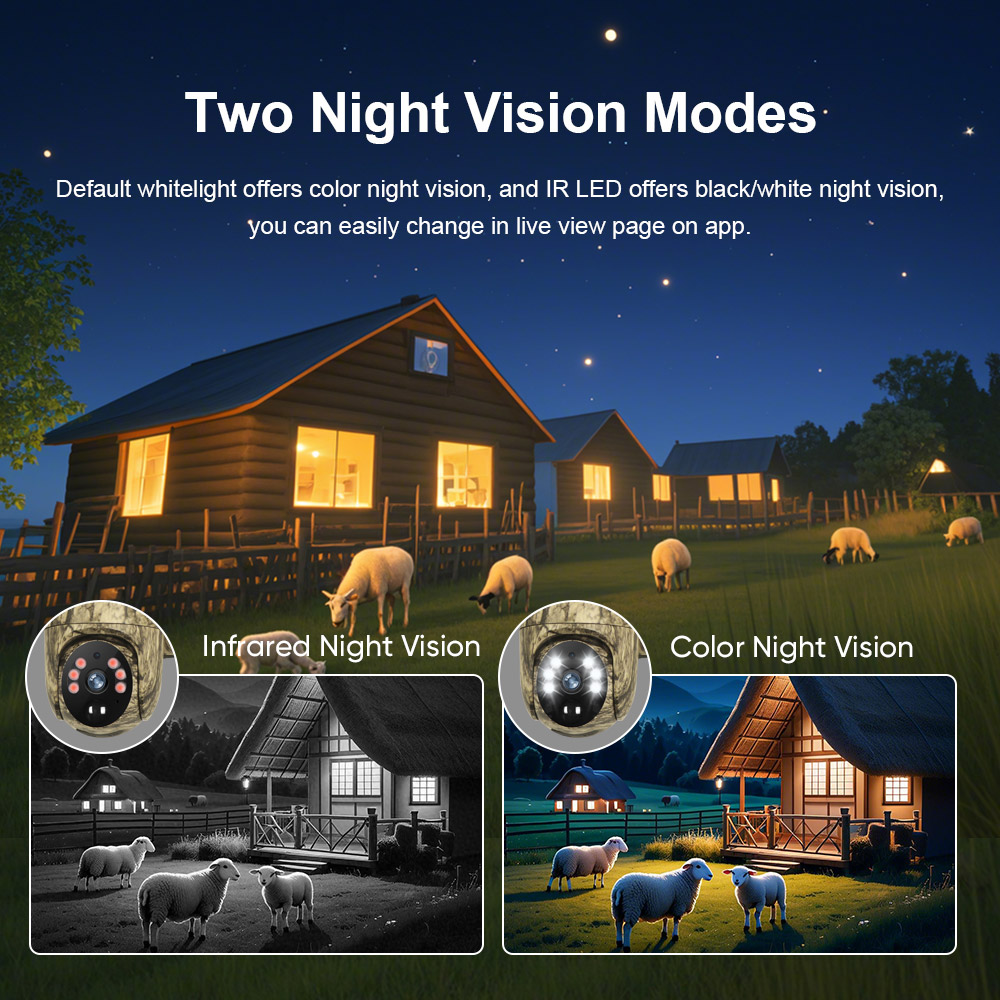 LS VISION 2K Solar Security Ca - Outdoor Hunting Camera Wifi ulasan dan harga