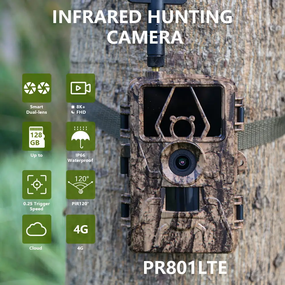 1Pcs HD8K Infrared Camera For  - Outdoor Hunting Camera Wifi ulasan dan harga