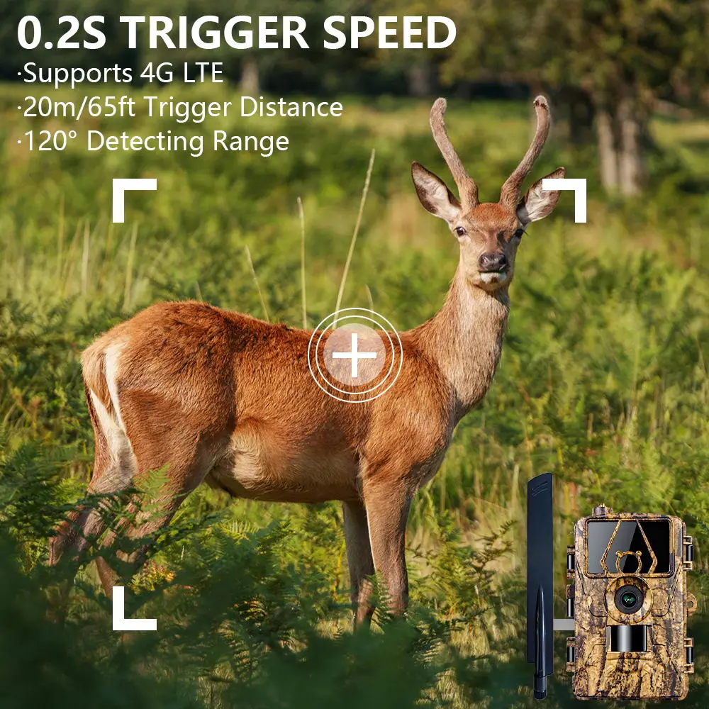 1Pcs HD8K Infrared Camera For  - Outdoor Hunting Camera Wifi ulasan dan harga