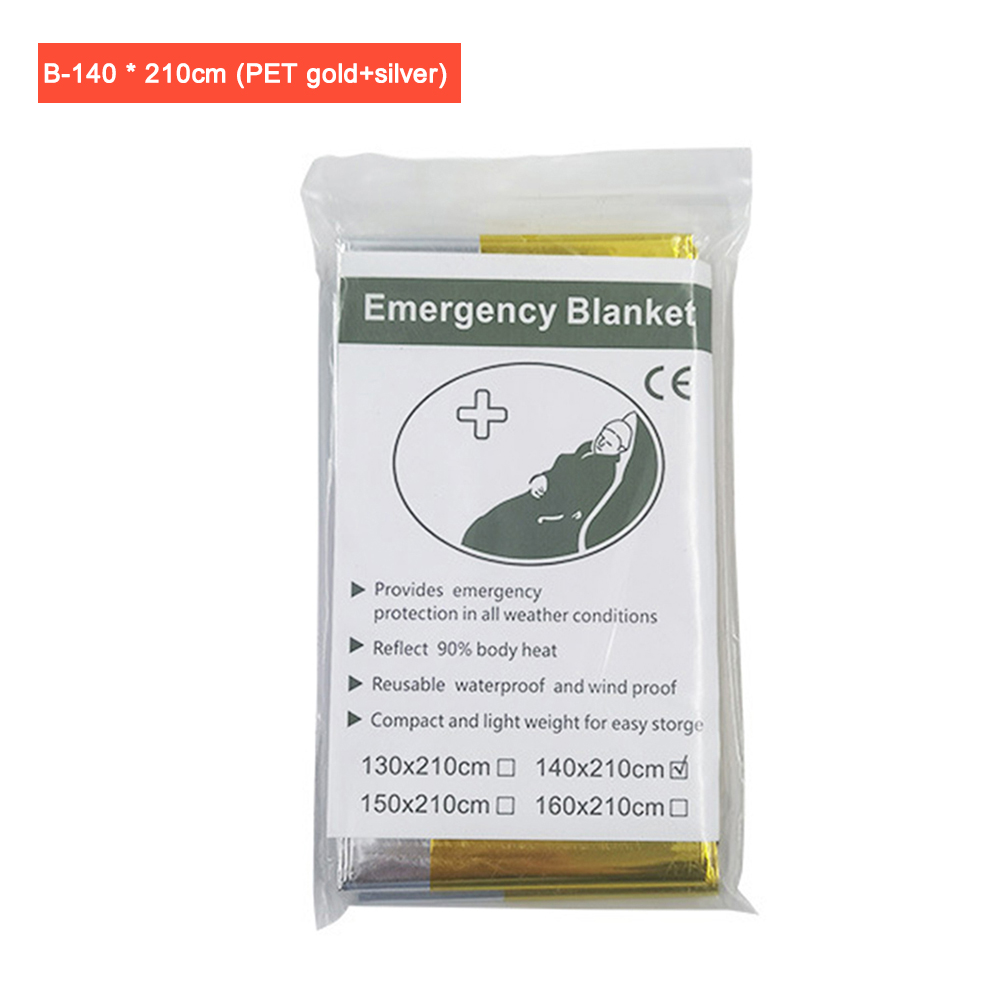 Foil Survive First Aid Kit Lig - Outdoor Hunting Blanket ulasan dan harga
