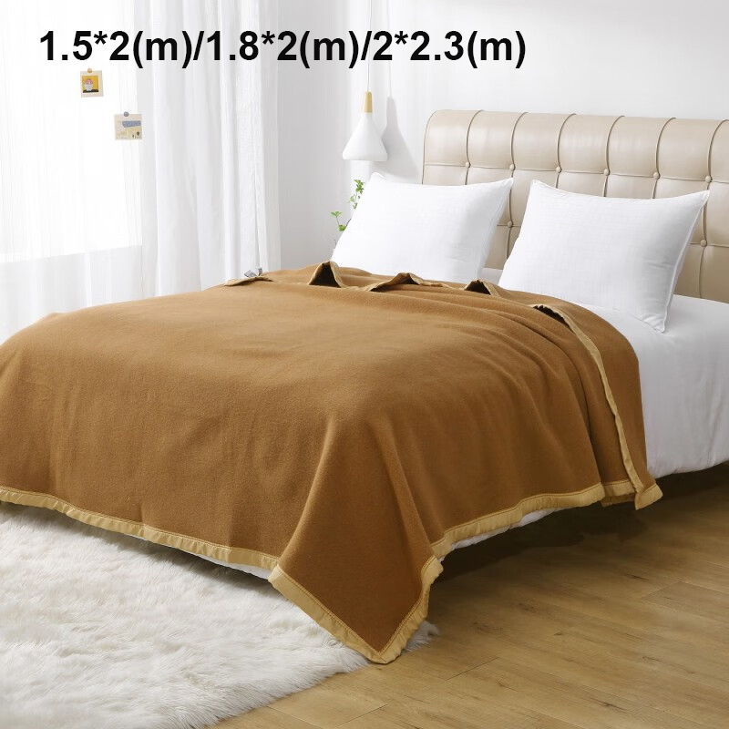 100% Wool Blankets 1.5*2/1.8*2 - Outdoor Hunting Blanket ulasan dan harga