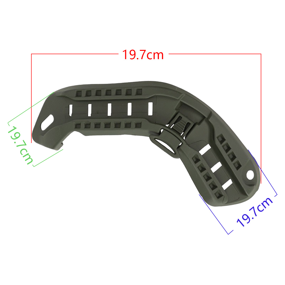 Helmet Side Guide Rail Tactica - Outdoor Hunting Guide ulasan dan harga