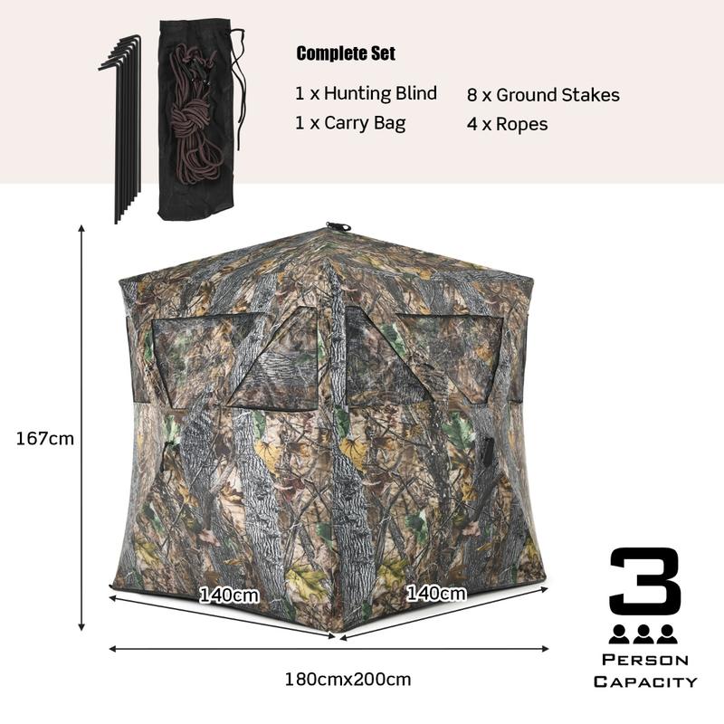 Portable Hunting Blind with Gr - Hunting & Outdoor Supplies Photos ulasan dan harga