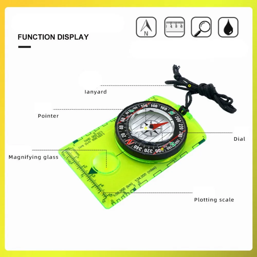 Waterproof Orienteering Compas - Outdoor Hunting Guide ulasan dan harga