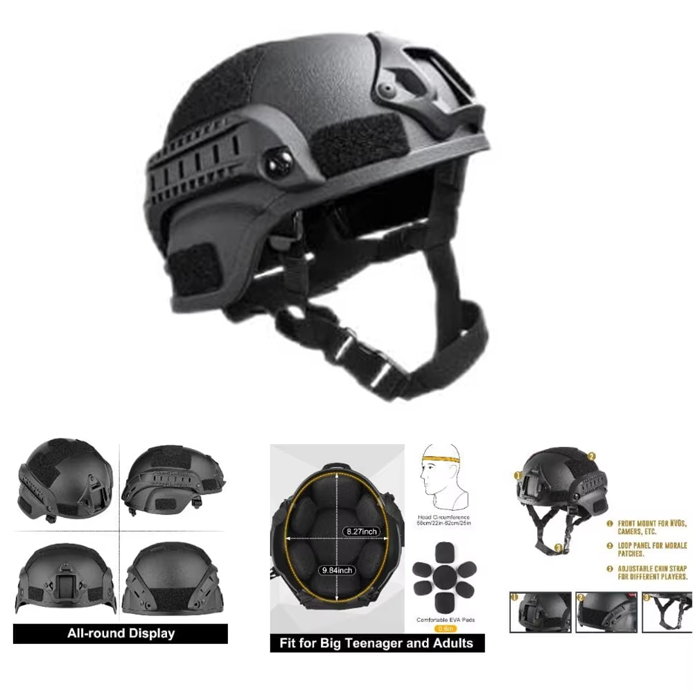 MICH Airsoft Helmet & Half Fac - Outdoor Hunting Guide ulasan dan harga