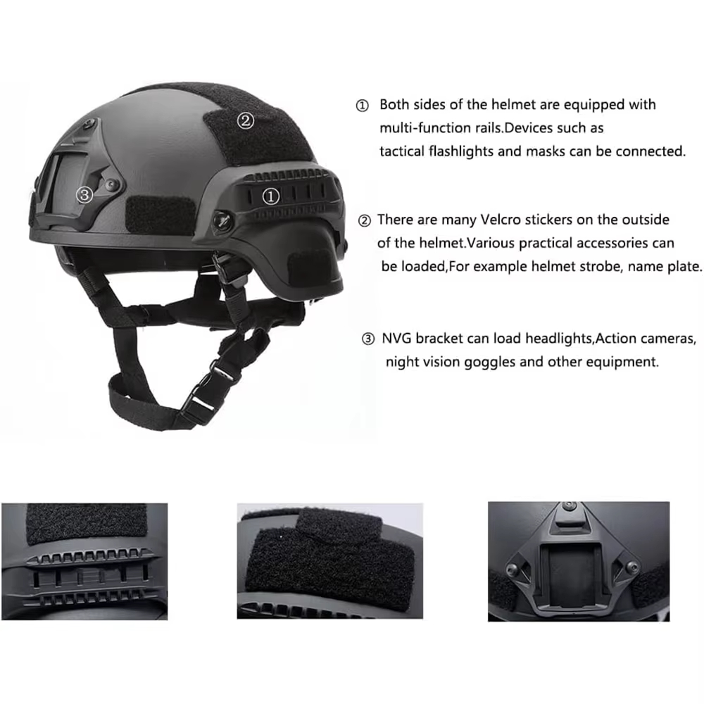 MICH Airsoft Helmet & Half Fac - Outdoor Hunting Guide ulasan dan harga