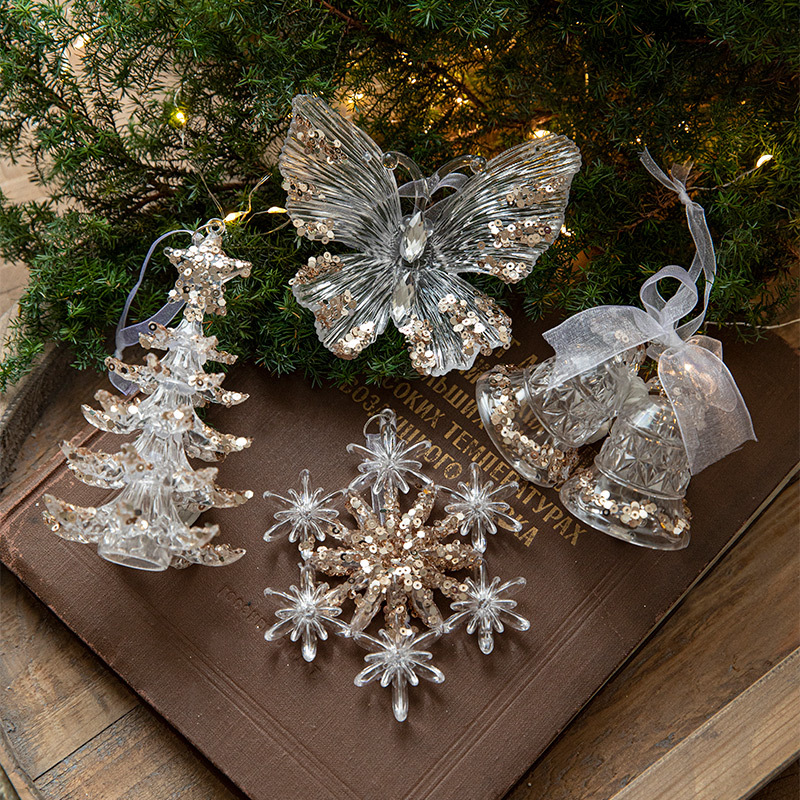 Christmas Tree Toys Acrylic El - Elk Bugle Call ulasan dan harga