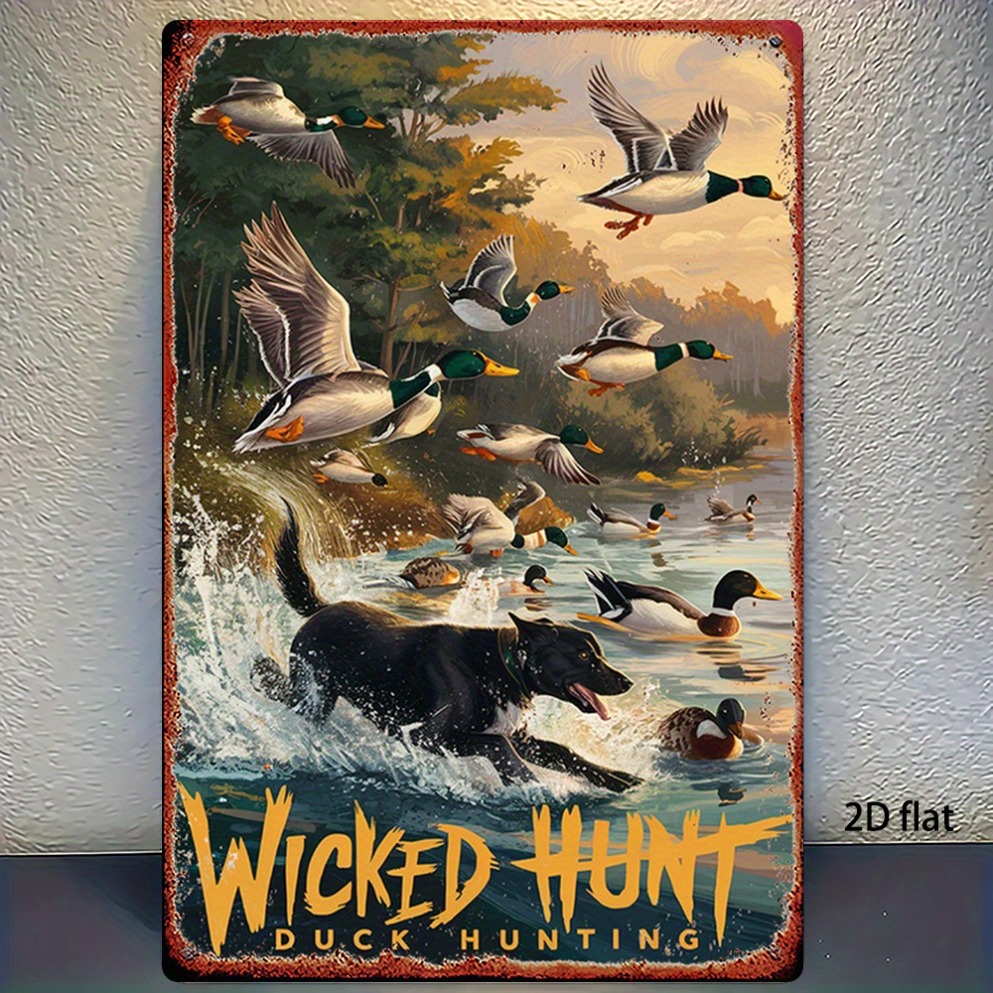 2D Flat Vintage Hunting Duck M - Wildman Hunting & Outdoor Price List ulasan dan harga