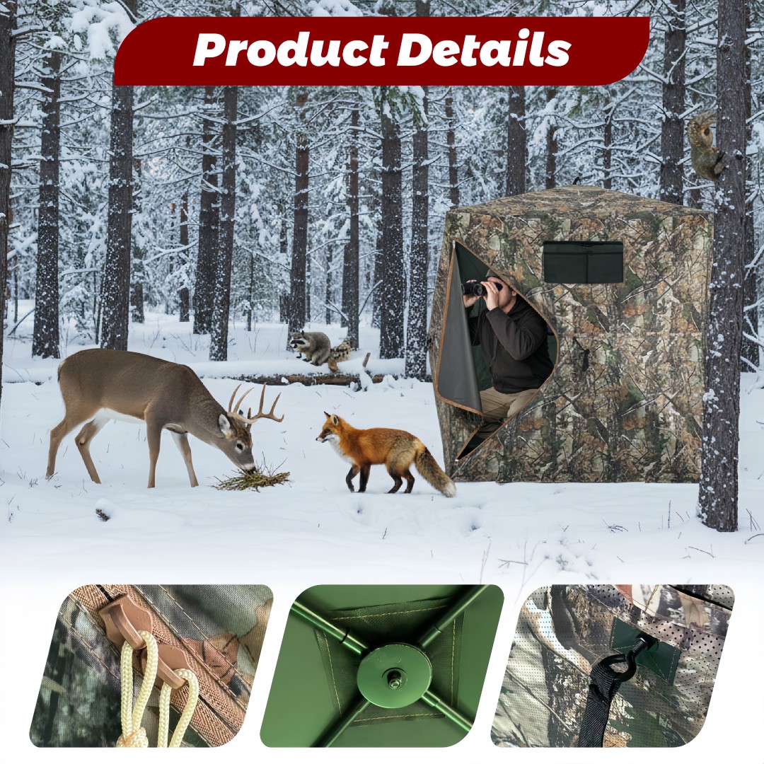 Camouflage Pop-Up Hunting Blin - Hunting & Outdoor Supplies Photos ulasan dan harga
