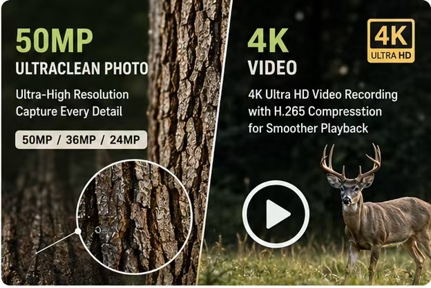 Solar Wildlife 50MP 4K Video T - Outdoor Hunting Camera Wifi ulasan dan harga