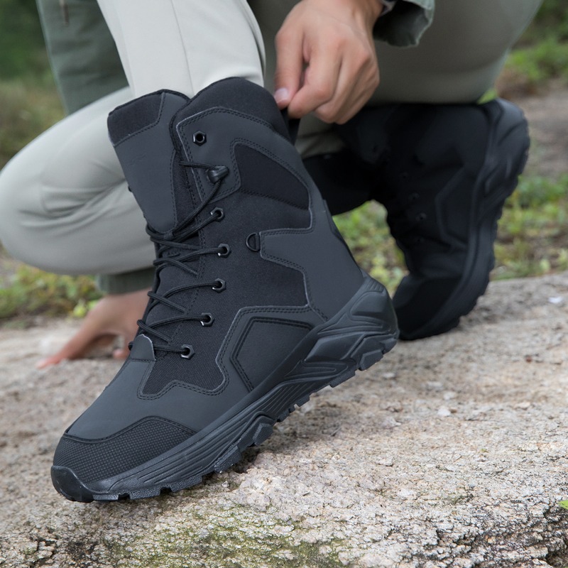 Men Tactical Boots Lace Up Wil - Wildman Hunting & Outdoor Price List ulasan dan harga