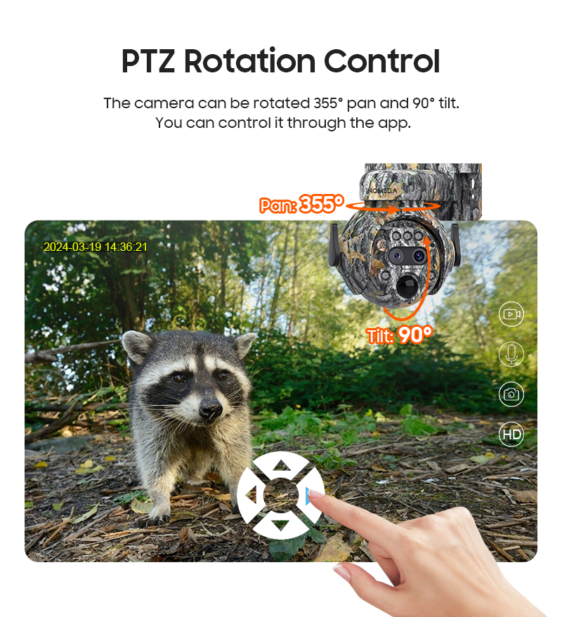 INQMEGA 4K 4G SIM Solar Securi - Outdoor Hunting Camera Wifi ulasan dan harga