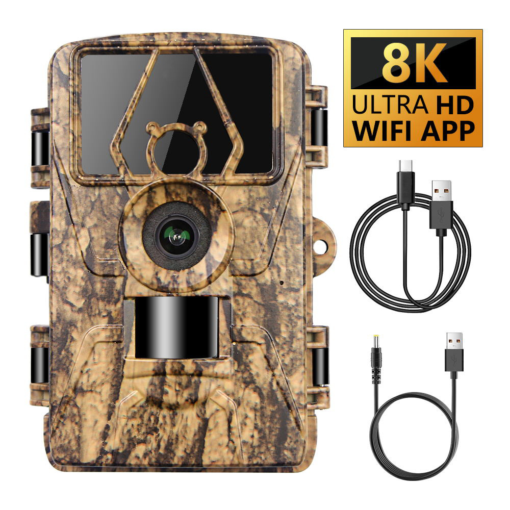 PR801W Ultra Clear 8K Video 60 - Outdoor Hunting Camera Wifi ulasan dan harga